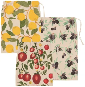 Produce Bags - Mediterranean (Set of 3)