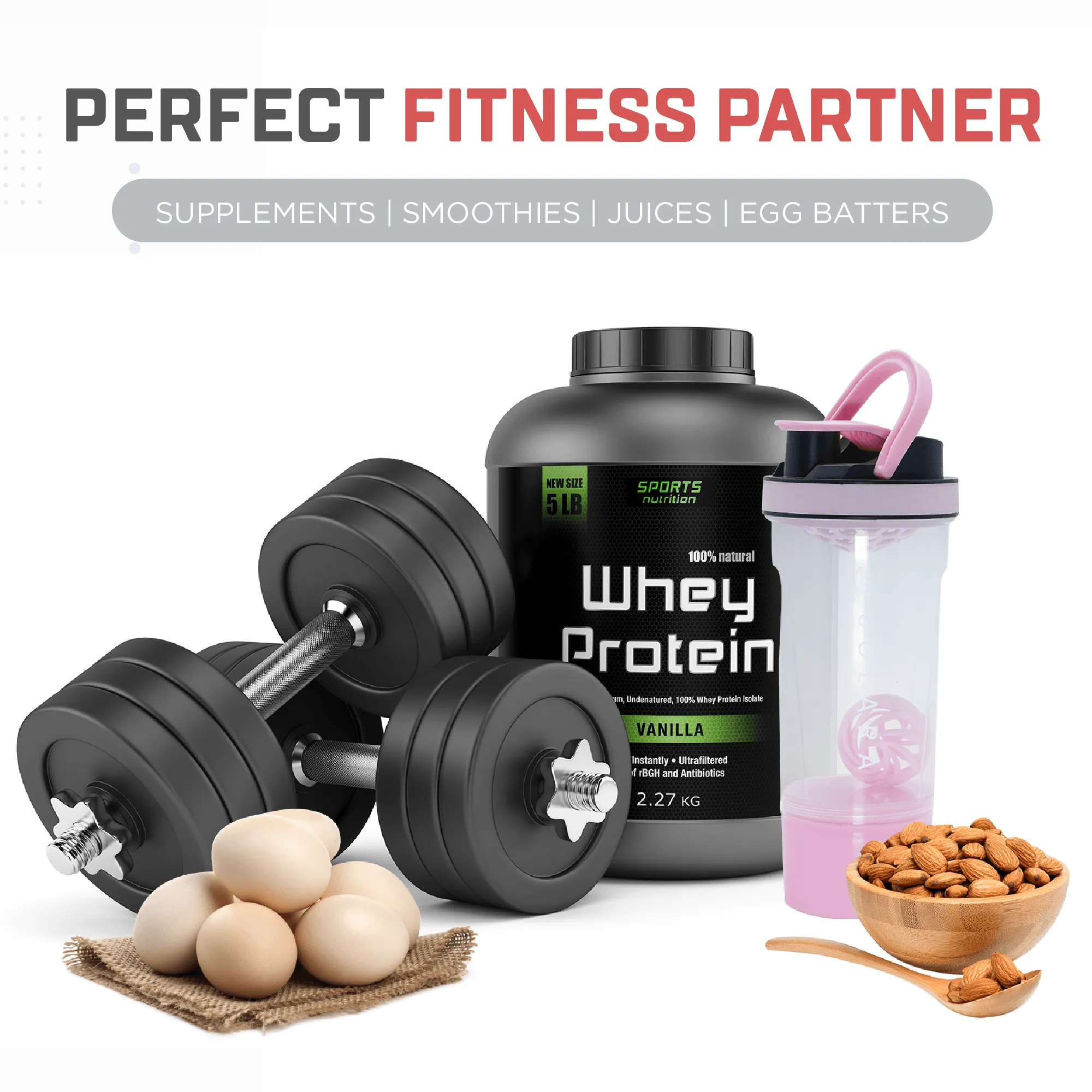 Protein Shaker Bottle with Shaker Ball & Mixing Grid -650 ML