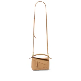 Puzzle Edge Mini Bag in Toffee