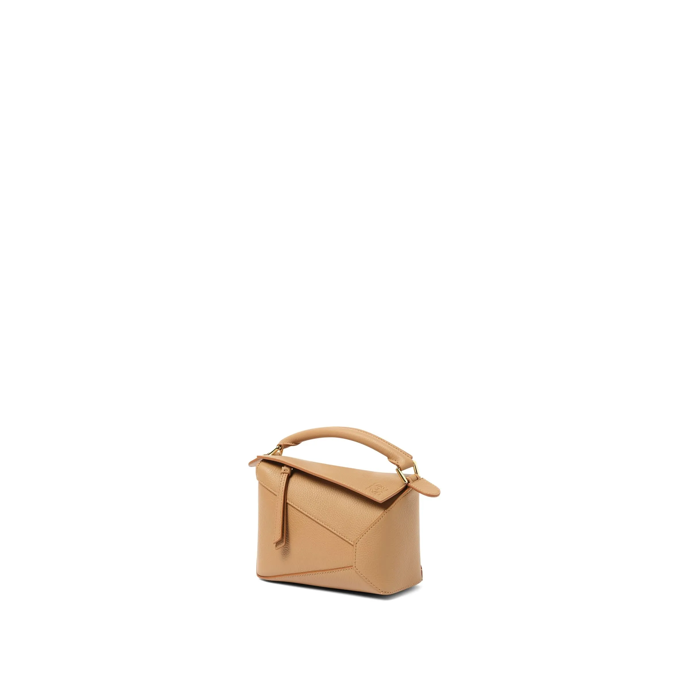 Puzzle Edge Mini Bag in Toffee