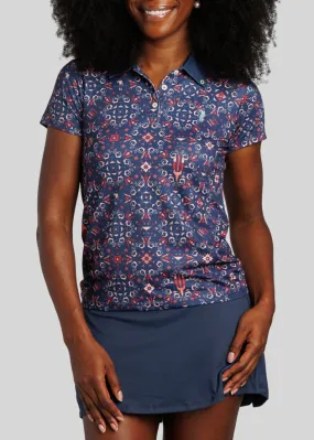 Raise The Roof Women's Polo | Navy