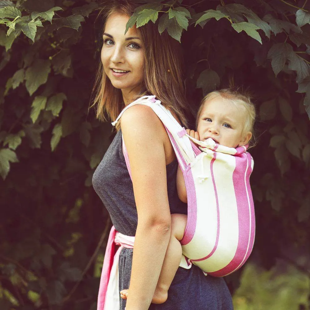 Raspberry Stripes DidyTai Mei Tai by Didymos