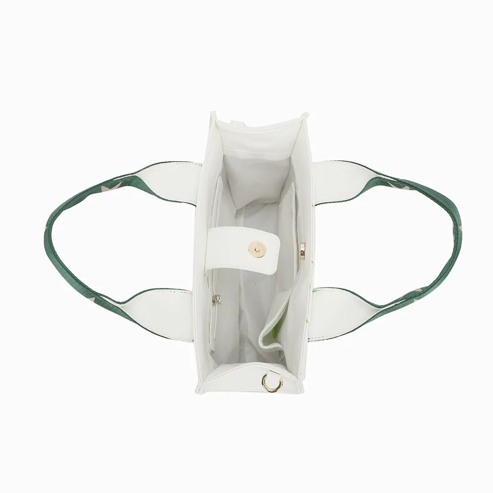 RENEE 5 BAG - WHITE GREEN