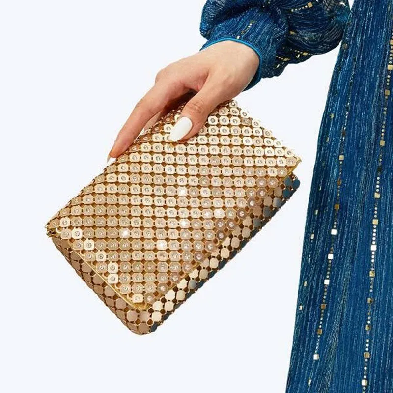 Rhinestone Clutch Mini Square Ladies Evening Bag