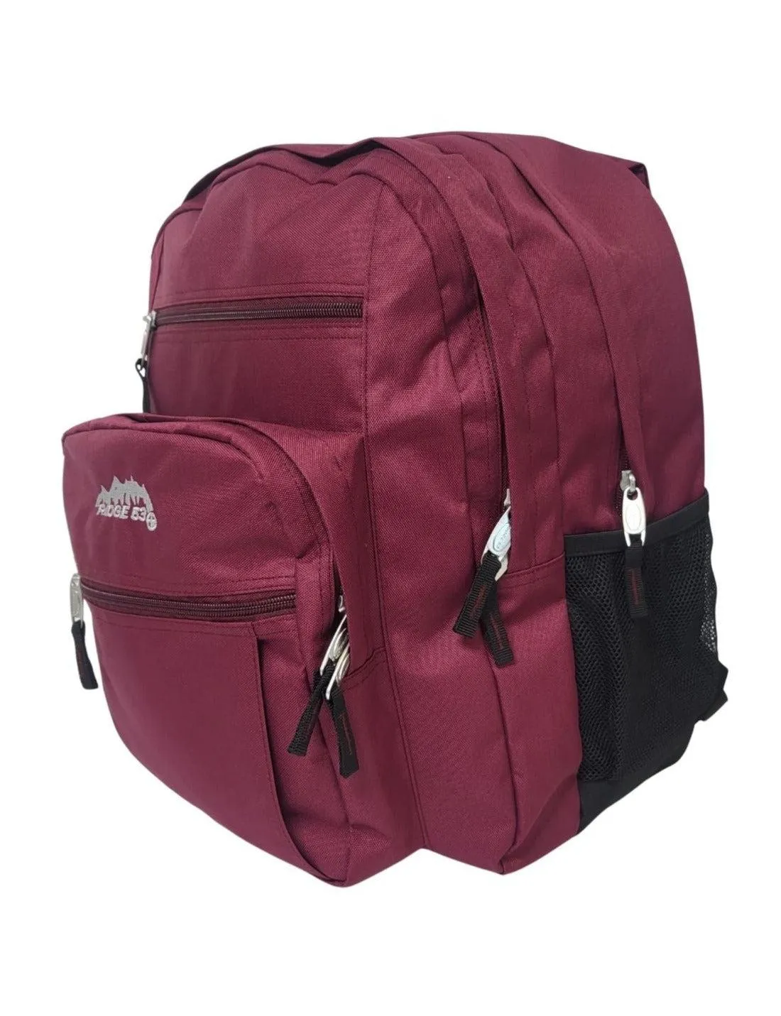 Ridge 53 - College Backpack - Maroon