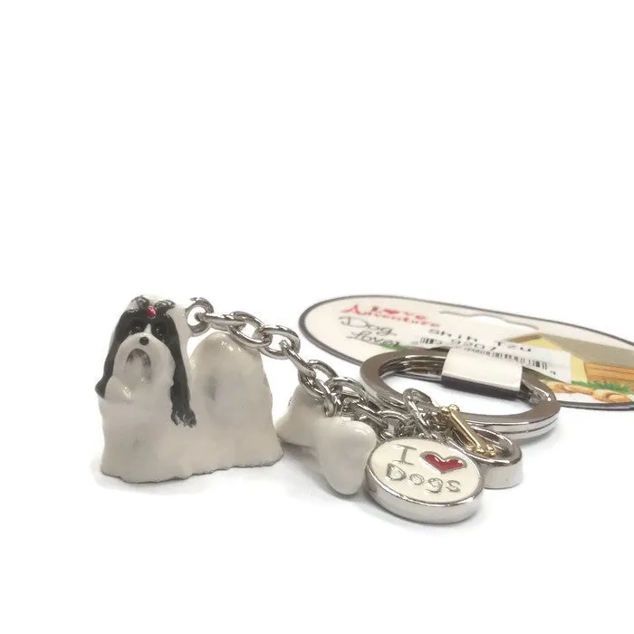 Shihtzu dog breed 3D keyring, shitzu clearance