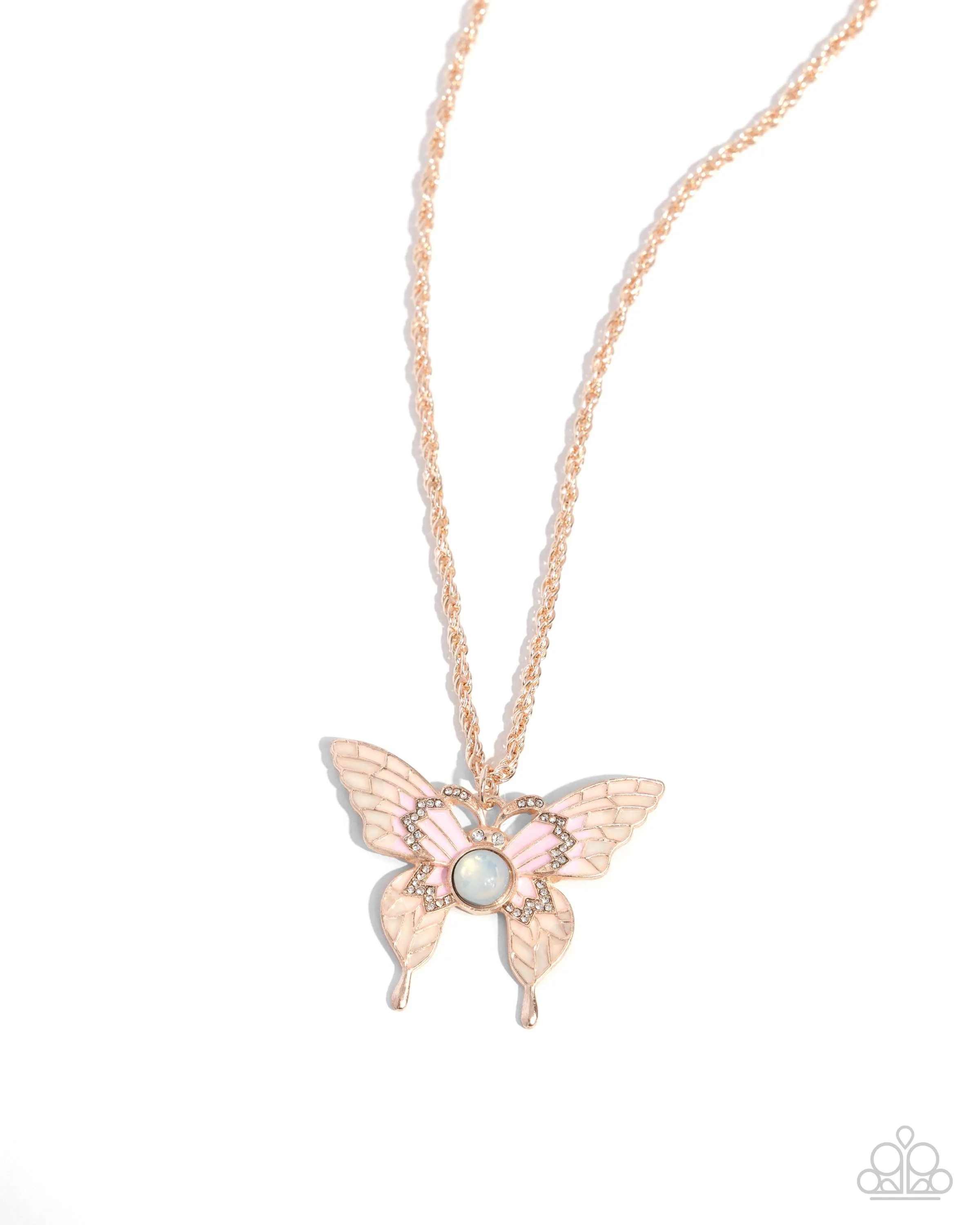 Showstopping Shuttle - Rose Gold Necklace