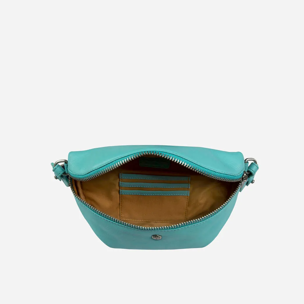 Slim Ladies Leather Waist Bag