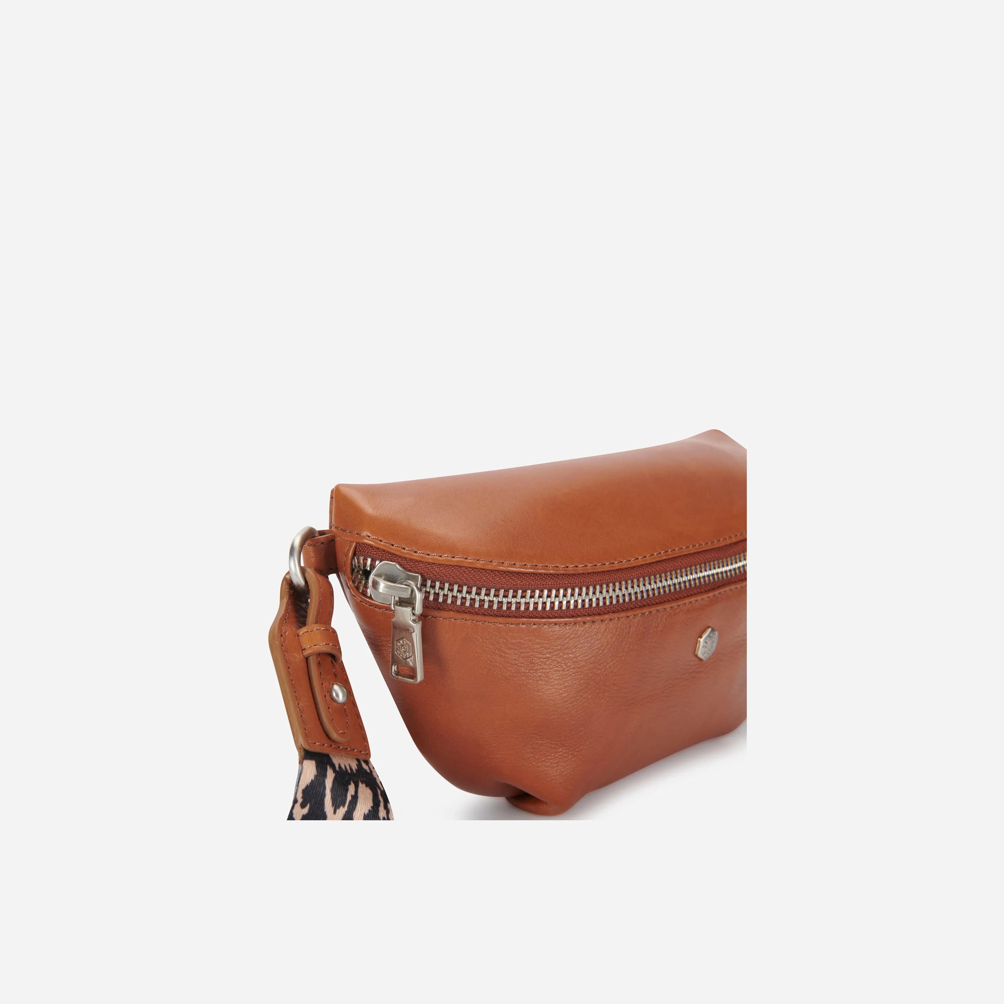 Slim Ladies Leather Waist Bag