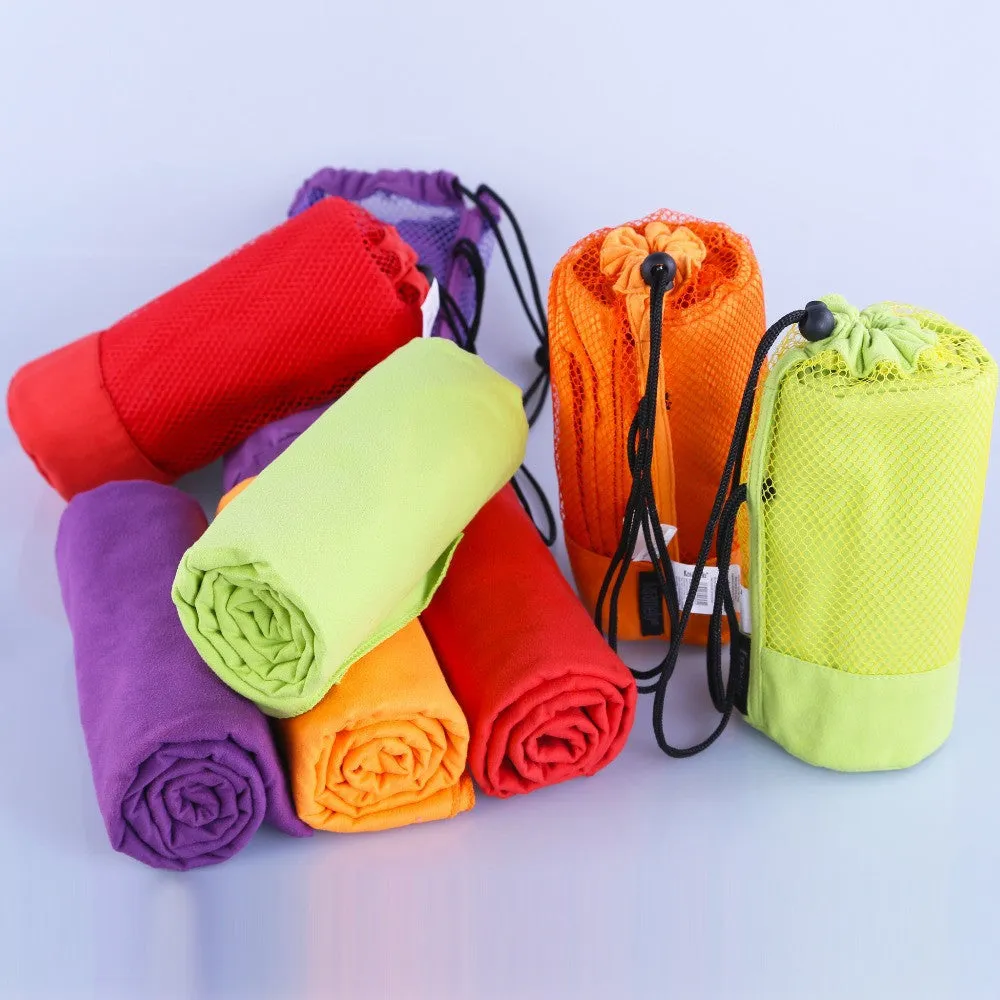 Sports Towel With Bag 70x130cm Larger Size Microfiber toalha de esportes Swimming Travel Gym Towel