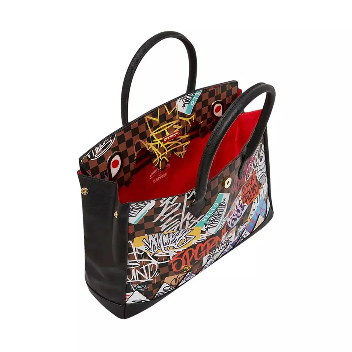 Sprayground Tagged Up Sip Spirkin Tote T5511