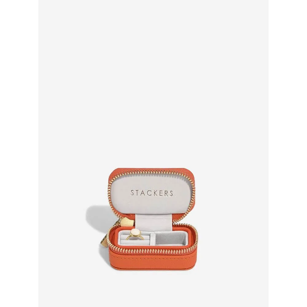 Stackers Travel Jewellery Box Small Orange