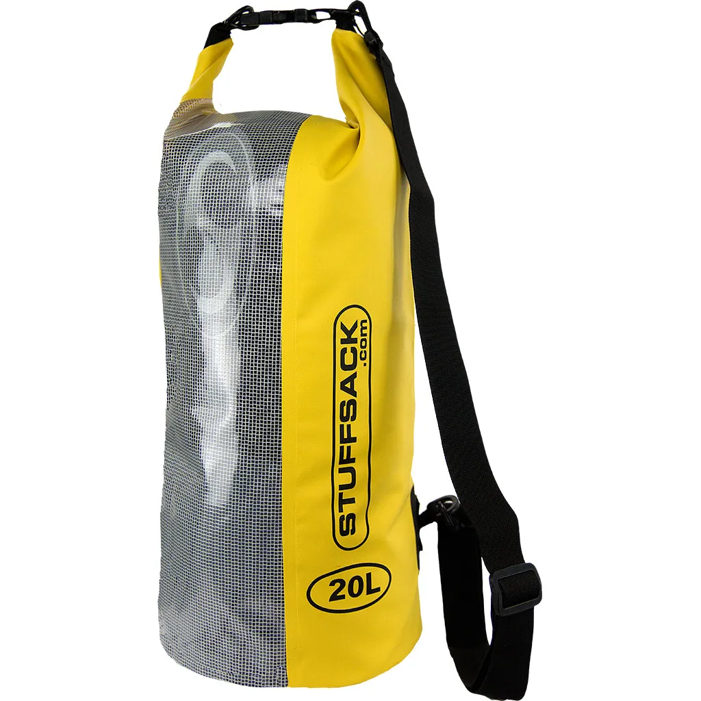 STUFFSACK Easy View Dry Bag - 20L Yellow