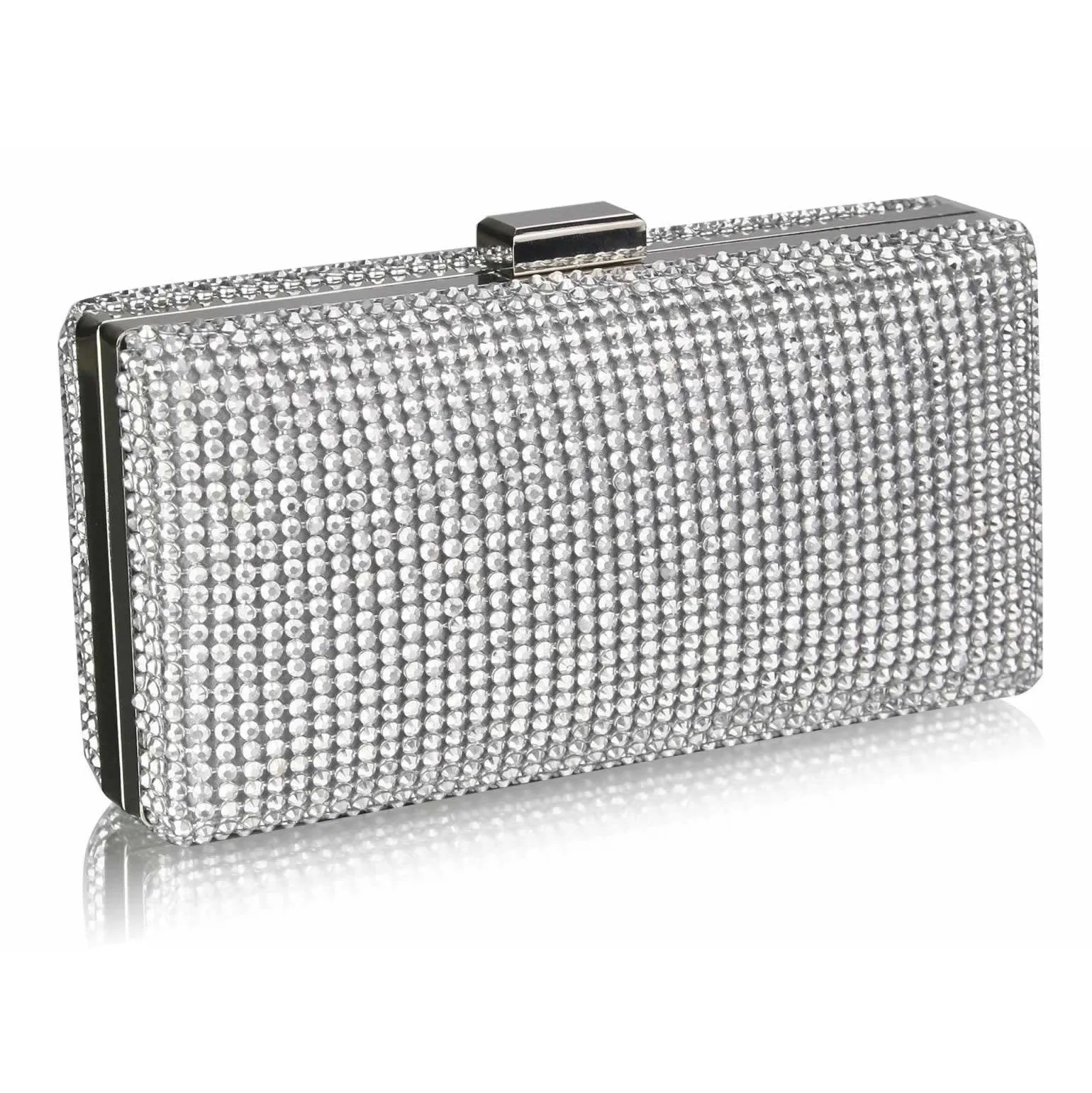 Tamera Crystal Encrusted Clutch