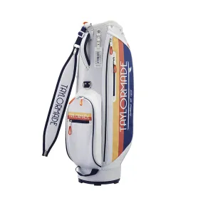 TAYLORMADE 9" Golden-State Cart Bag (White/Orange)