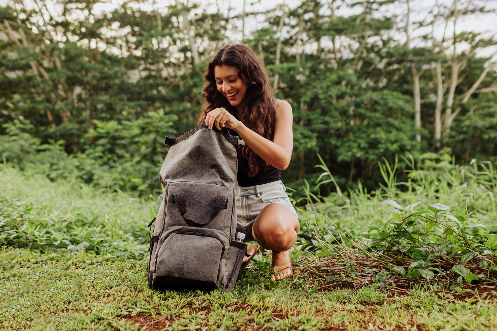 TCU Horned Frogs - On The Go Roll-Top Backpack Cooler