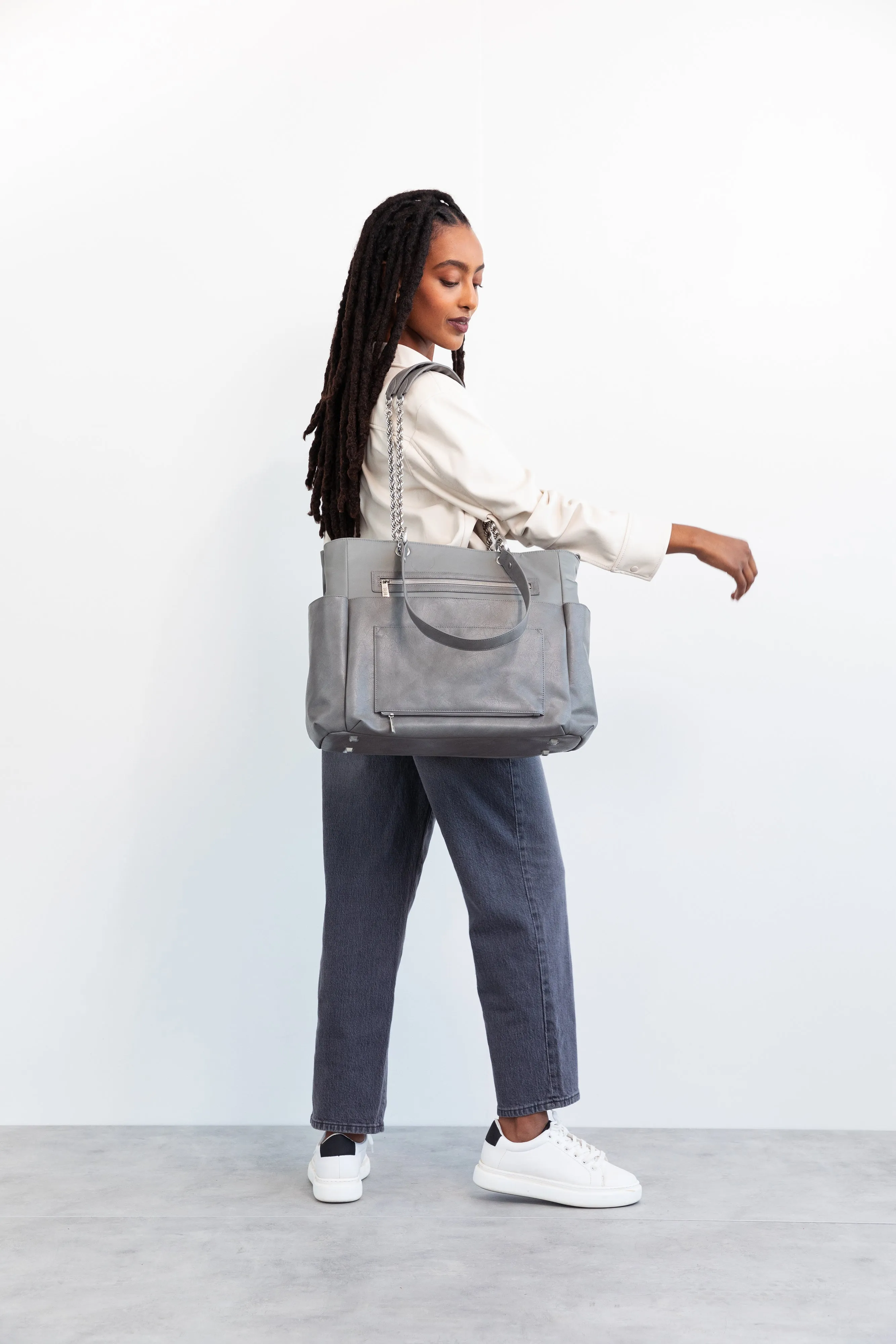 The Diaper Bag in Grey