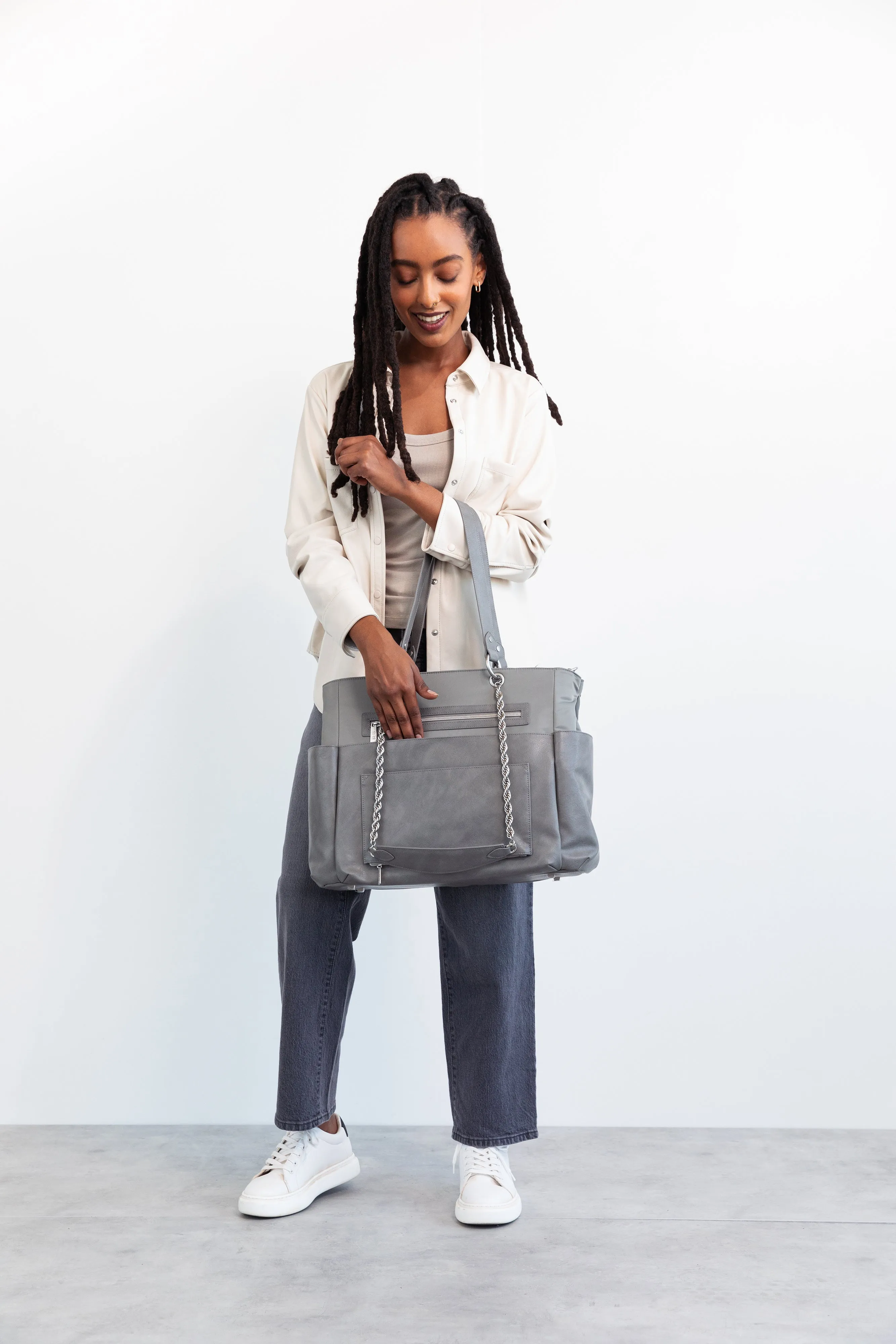 The Diaper Bag in Grey