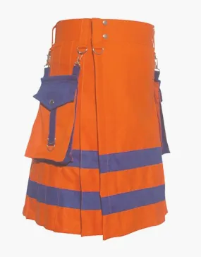 The Orange Utility Kilt Firefighter