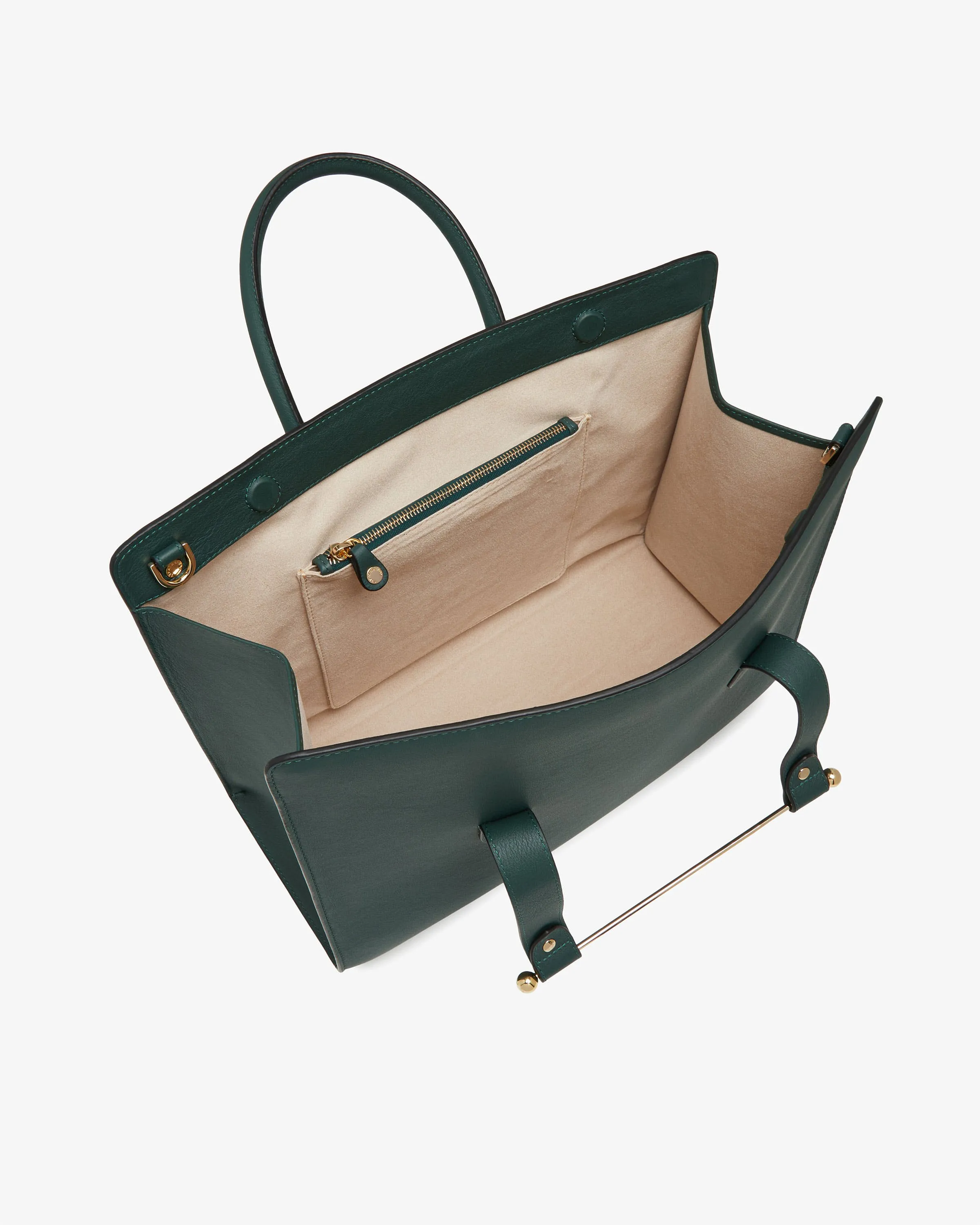 The Strathberry Tote - Bottle Green