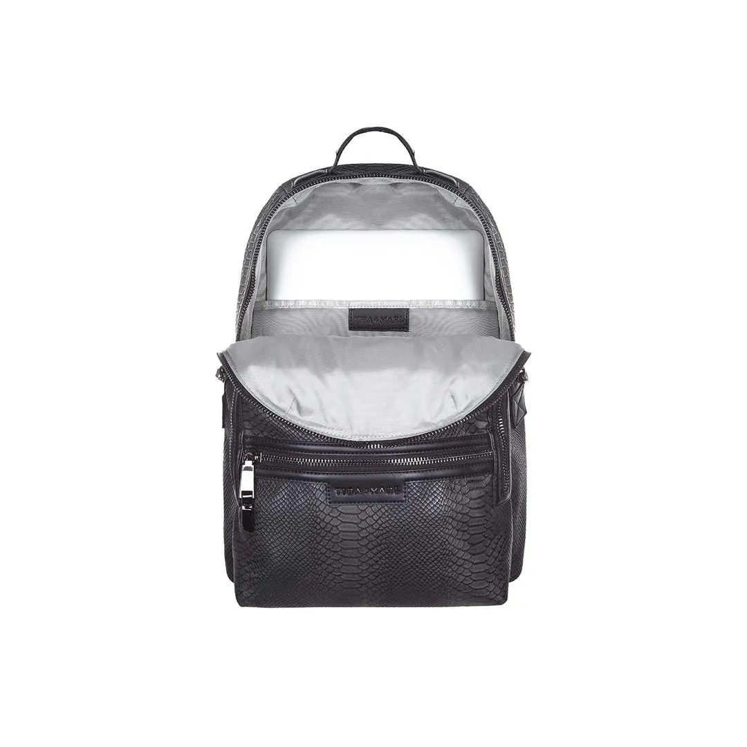 Tiba   Marl Elwood Changing Backpack - Black Snake