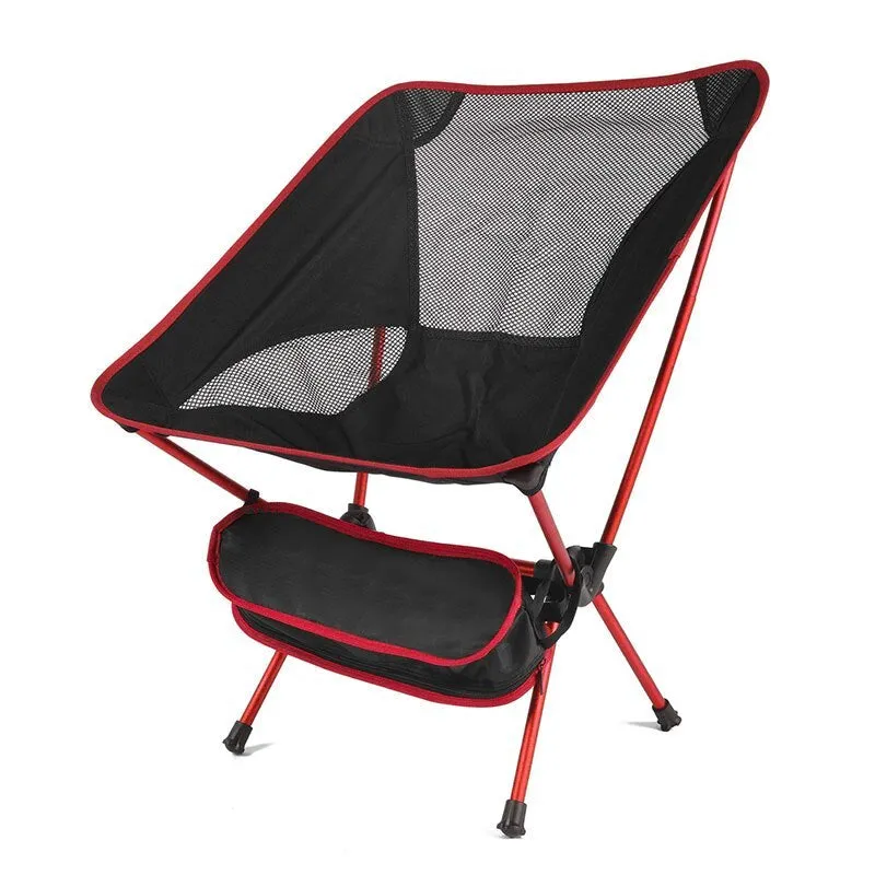 Travel Ultralight Folding Chair Superhard High Load Outdoor Camping Chair Portable Beach Hiking Picnic Seat Fishing Tools Chair