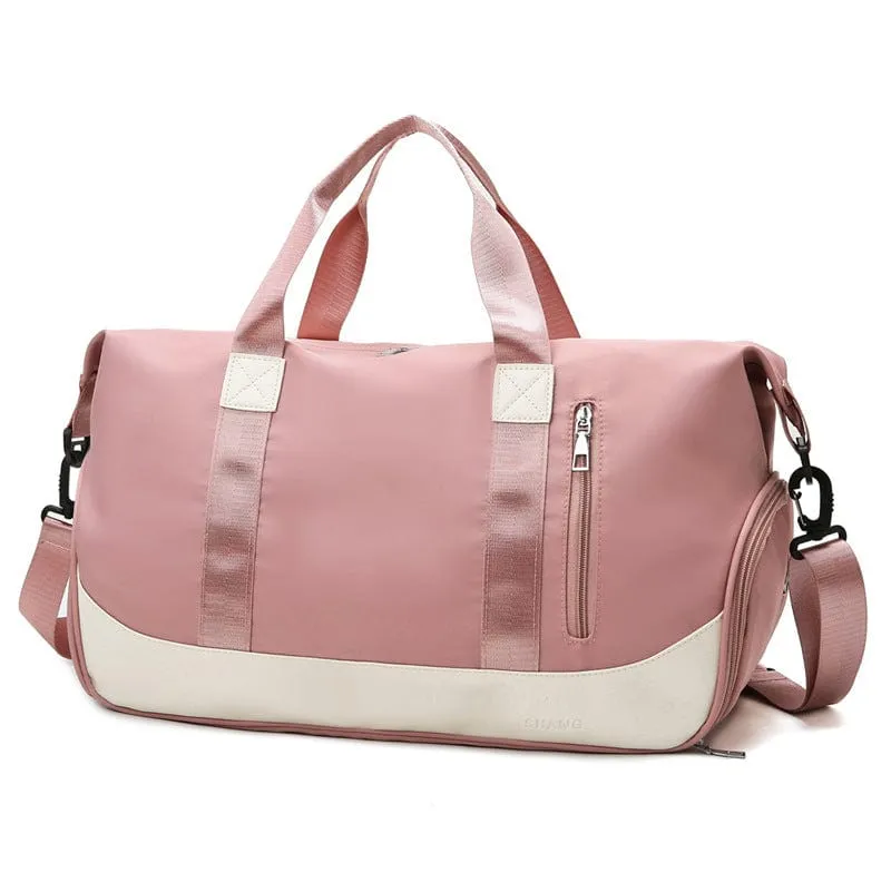 Two Toned Duffle Gym Bag