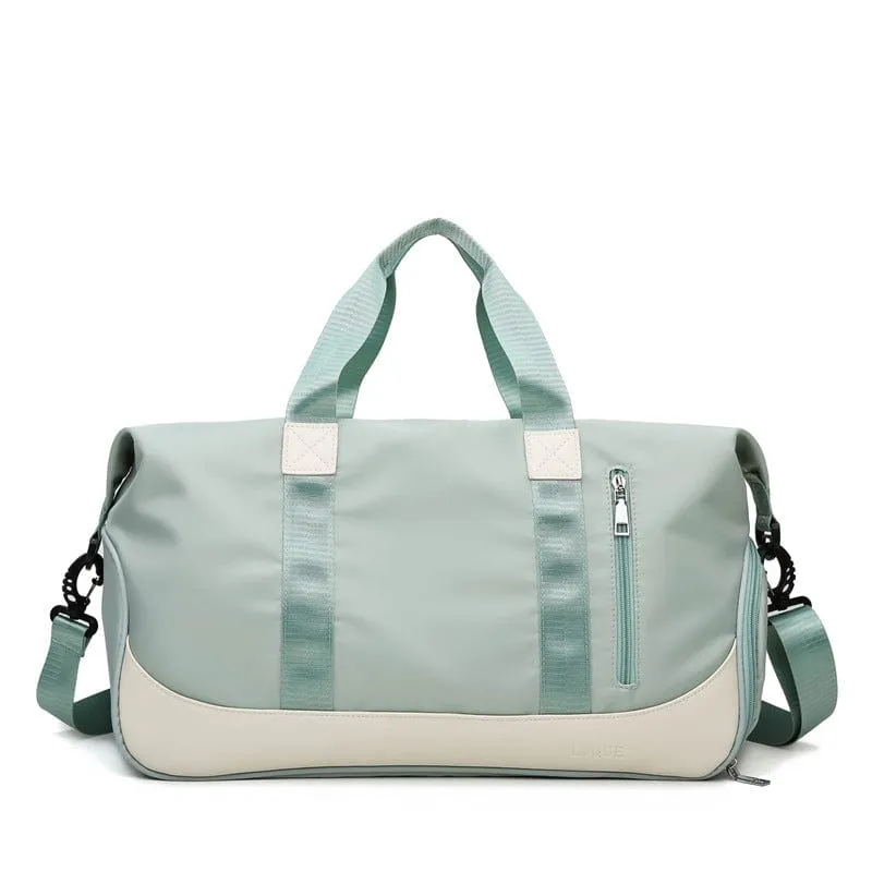 Two Toned Duffle Gym Bag