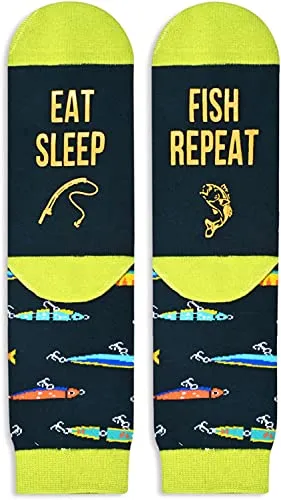 Unisex Fly Fishing Socks Fishing Pole Socks Gone Fishing Socks, Fishing Gifts Gifts For Fisherman Fly Fishing Gifts Gifts For Fisherman Who Has Everything