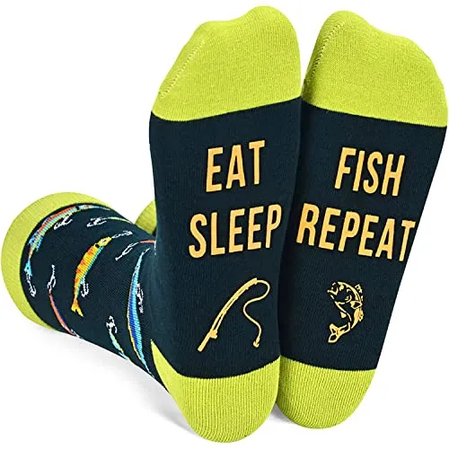 Unisex Fly Fishing Socks Fishing Pole Socks Gone Fishing Socks, Fishing Gifts Gifts For Fisherman Fly Fishing Gifts Gifts For Fisherman Who Has Everything