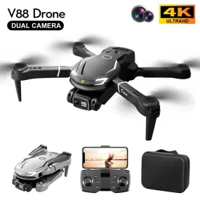 V88 Professional Helicopter Remote Control Fpv Drones With Camera Hd