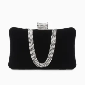 Velvet Sparkles Clutch Bag