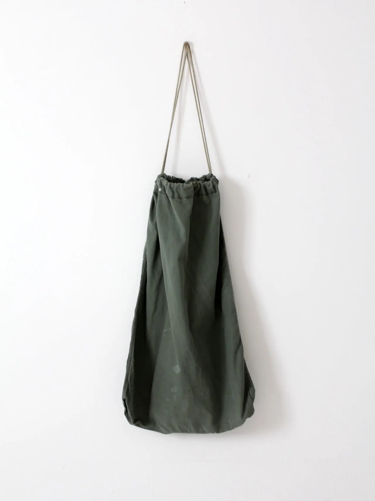 vintage U.S. Army drawstring bag