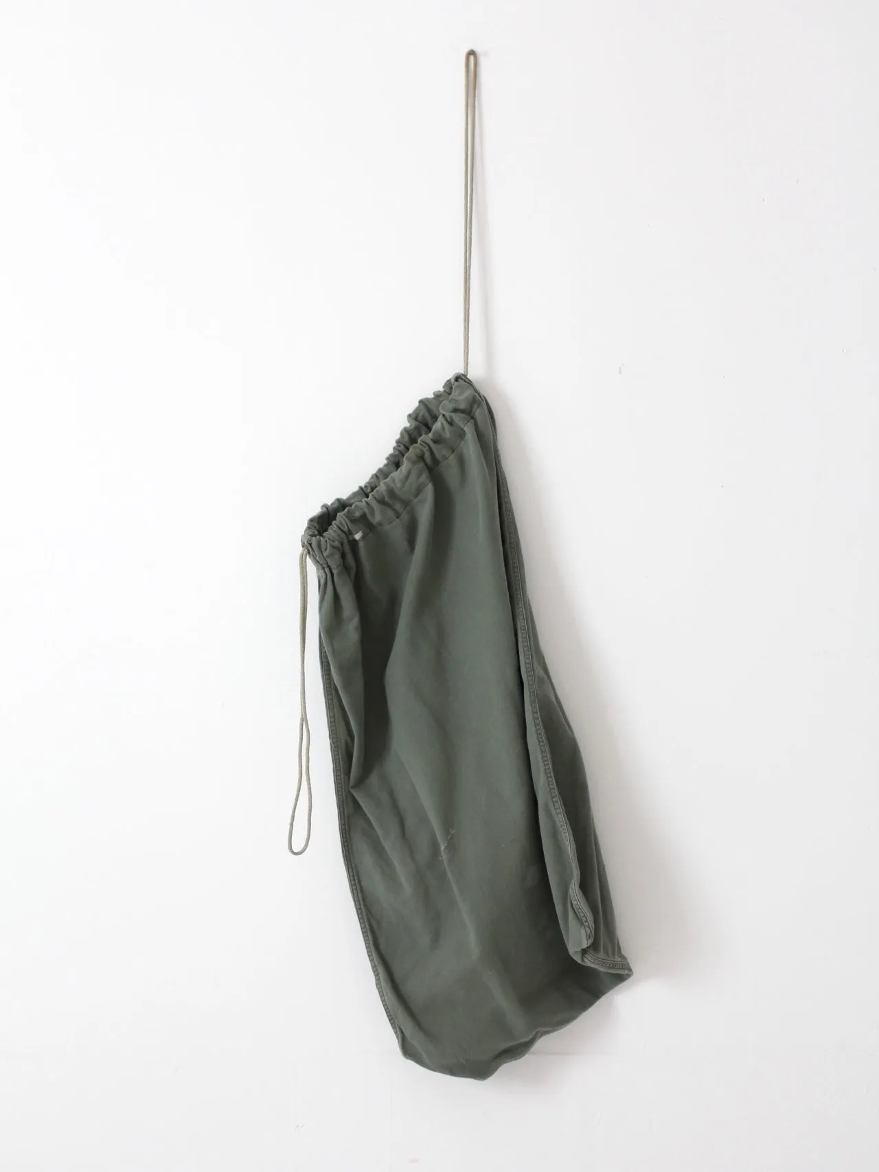 vintage U.S. Army drawstring bag