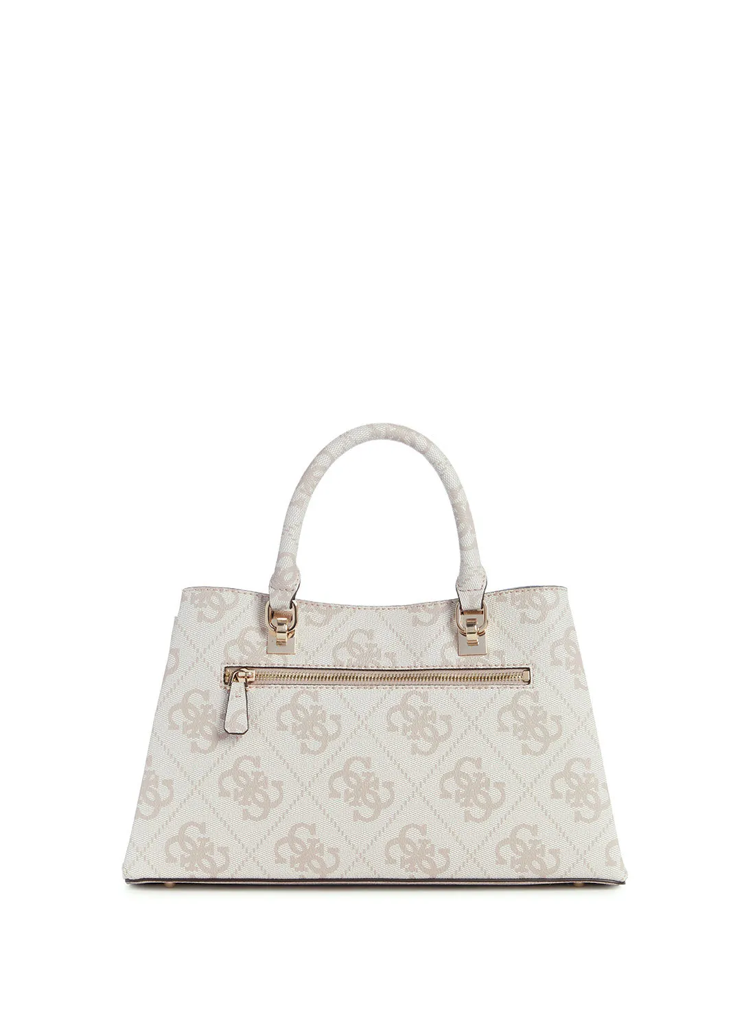 White Logo Eliette Girlfriend Satchel Bag