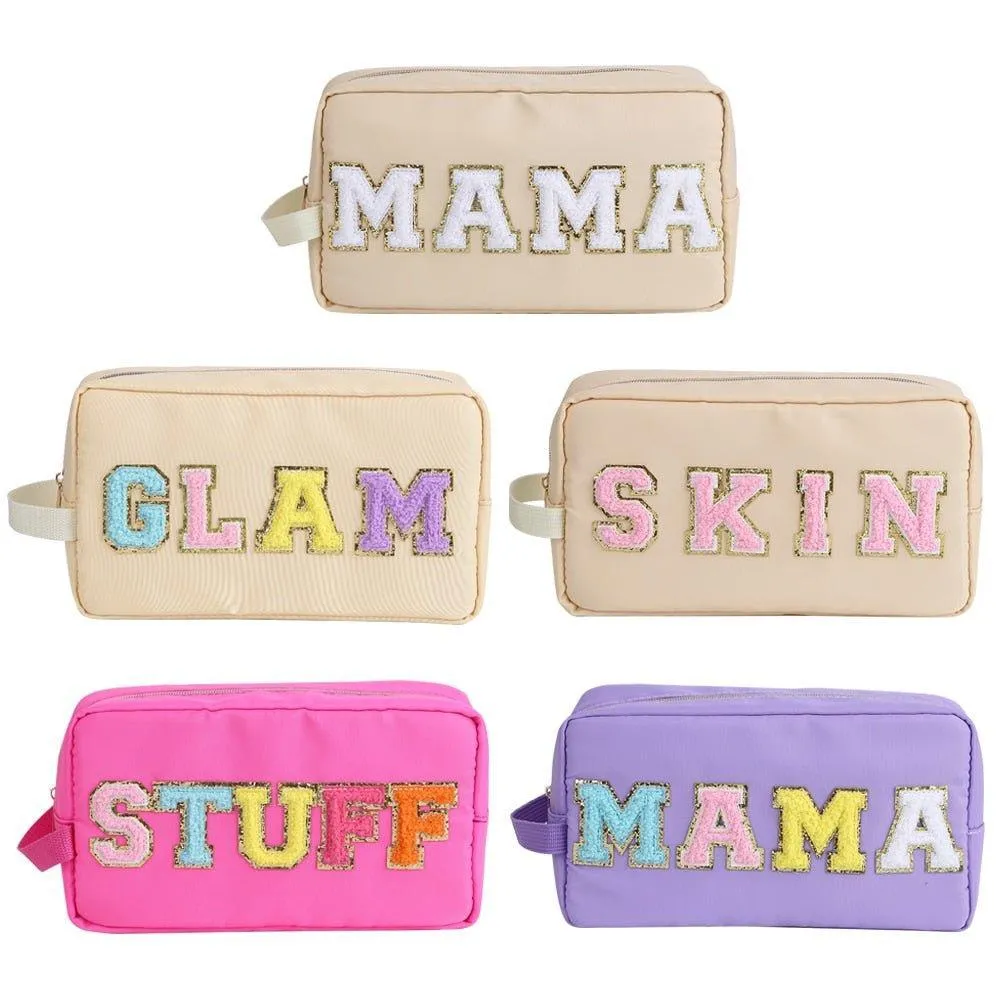 Women Nylon Cosmetic Travel Bags