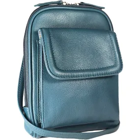 Women's Osgoode Marley RFID Mini Organizer Teal Leather