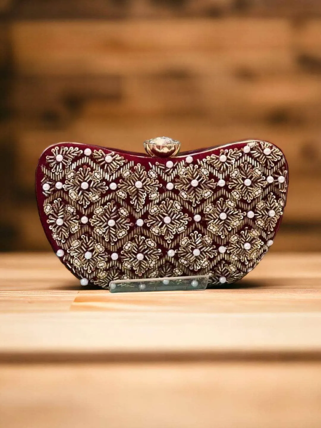 Womens Partywear Clutch Bag