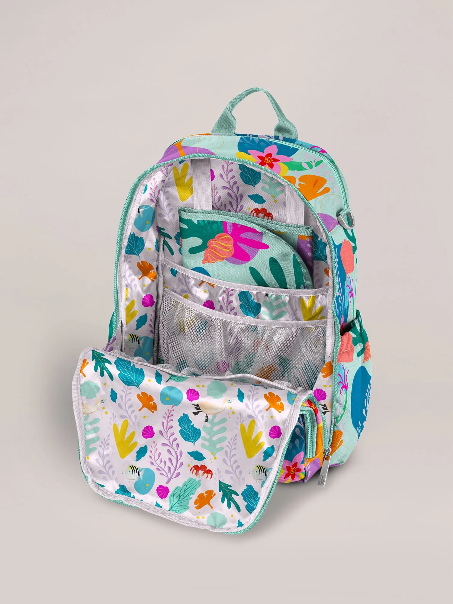 Zealous Large Diaper Backpack - Disney's The Little Mermaid: Ocean of Dreams