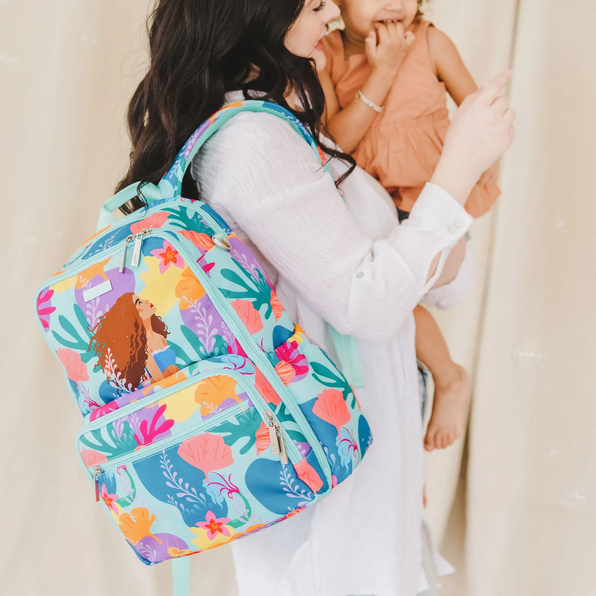 Zealous Large Diaper Backpack - Disney's The Little Mermaid: Ocean of Dreams